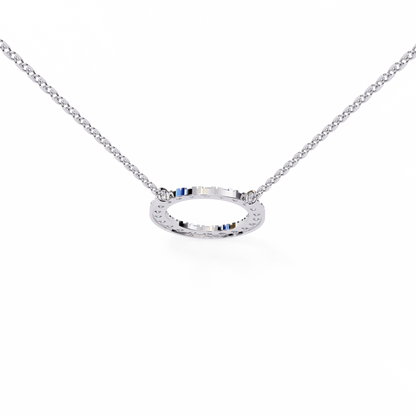Eternelle Circle Lab Grown Diamond Pendant