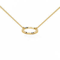 Eternelle Circle Lab Grown Diamond Pendant - Ophiratbf