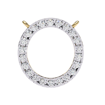 Eternelle Circle Lab Grown Diamond Pendant