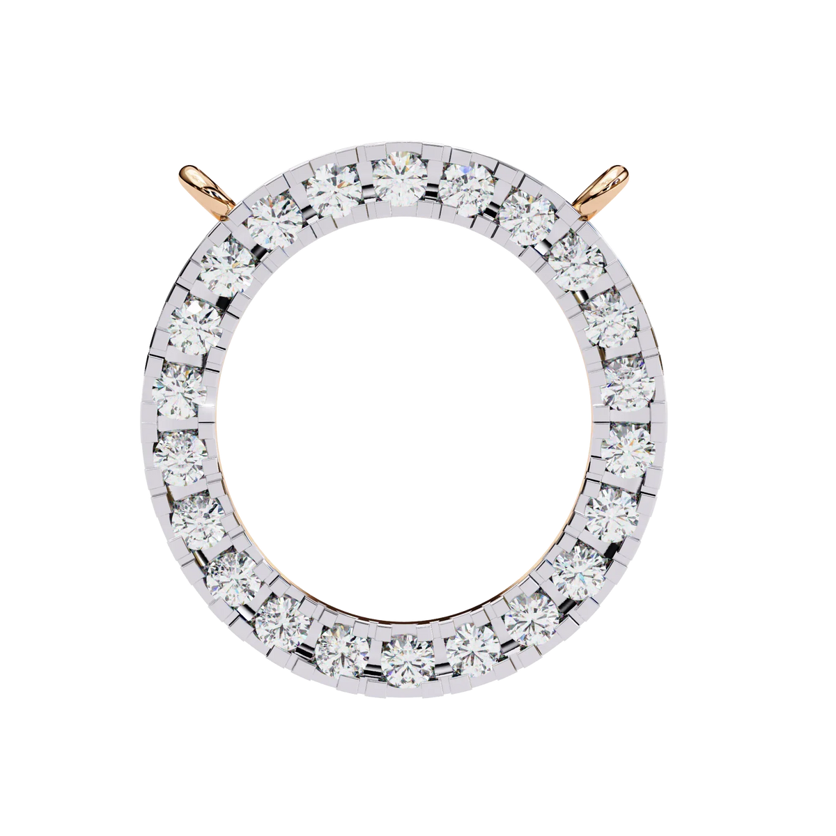 Eternelle Circle Lab Grown Diamond Pendant - Ophiratbf