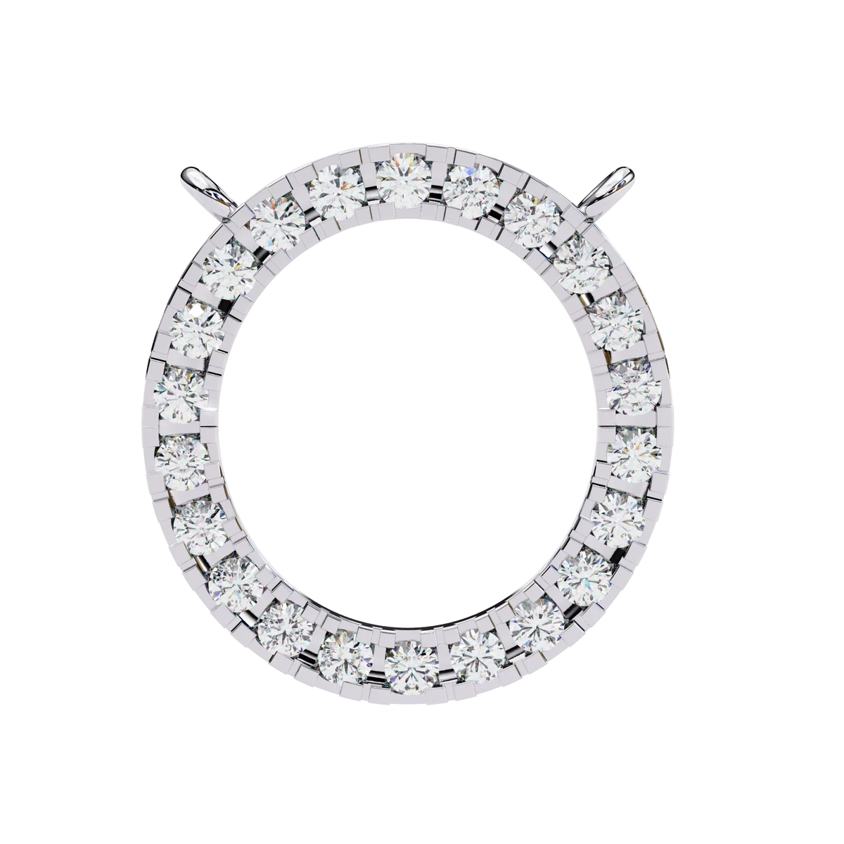 Eternelle Circle Lab Grown Diamond Pendant - Ophiratbf