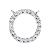 Eternelle Circle Lab Grown Diamond Pendant - Ophiratbf