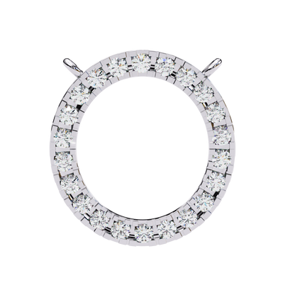 Eternelle Circle Lab Grown Diamond Pendant