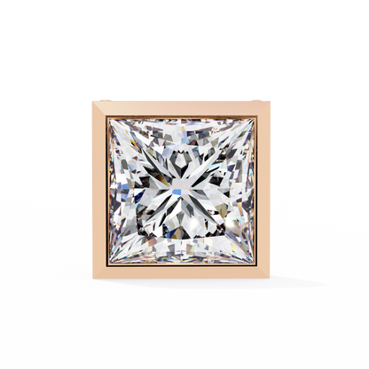 Regency Princess Bezel Lab Grown Diamond Studs