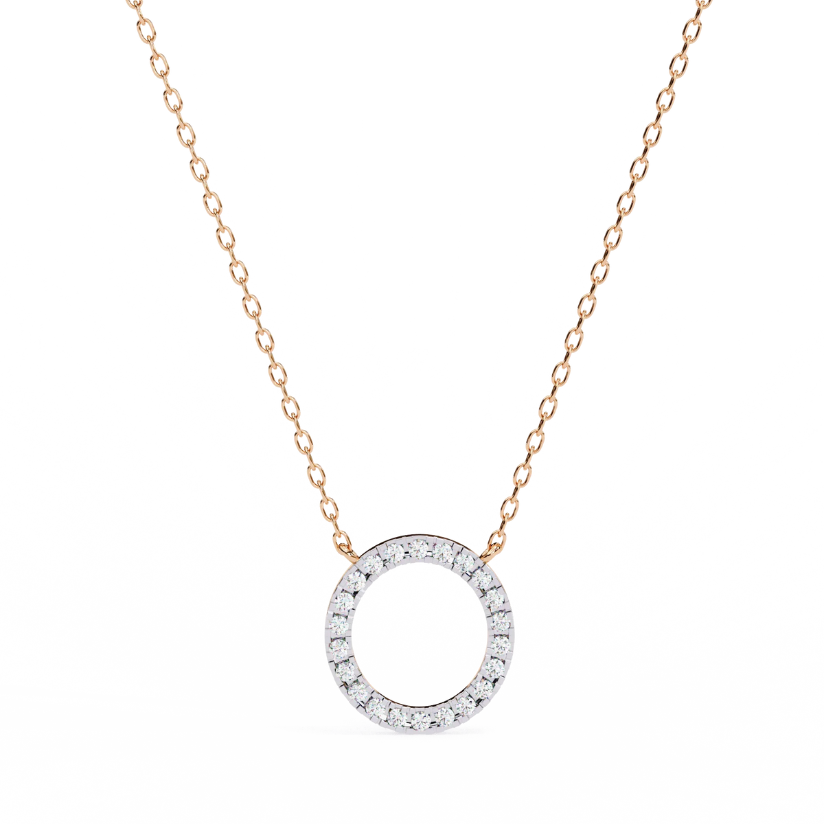 Eternelle Circle Lab Grown Diamond Pendant - Ophiratbf