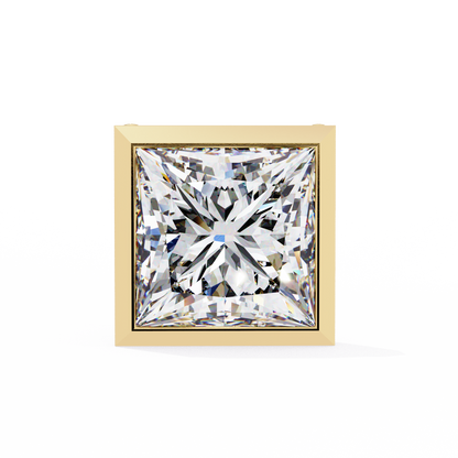 Regency Princess Bezel Lab Grown Diamond Studs