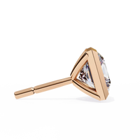 Regency Princess Bezel Lab Grown Diamond Studs - Ophiratbf