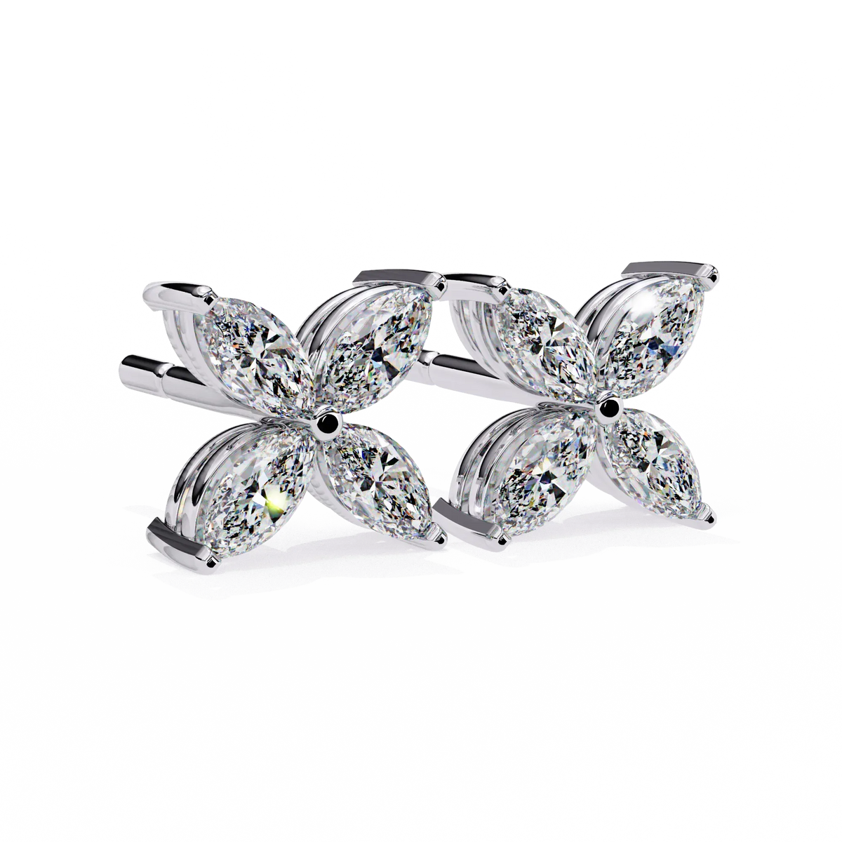 Fleuria Marquise Lab Grown Diamond Studs - Ophiratbf