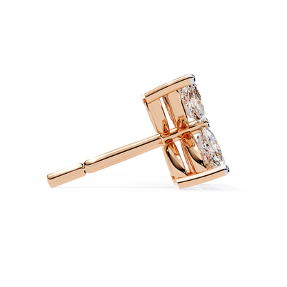 Fleuria Marquise Lab Grown Diamond Studs