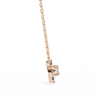 Halo Brilliance Lab Grown Diamond Necklace - Ophiratbf