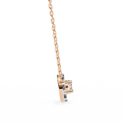 Halo Brilliance Lab Grown Diamond Necklace