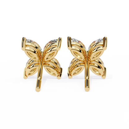 Fleuria Marquise Lab Grown Diamond Studs