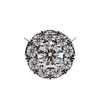Halo Brilliance Lab Grown Diamond Necklace - Ophiratbf