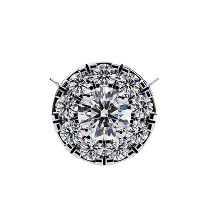 Halo Brilliance Lab Grown Diamond Necklace