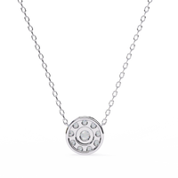 Halo Brilliance Lab Grown Diamond Necklace - Ophiratbf