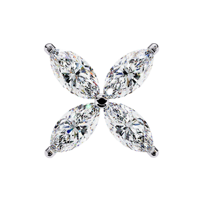 Fleuria Marquise Lab Grown Diamond Studs