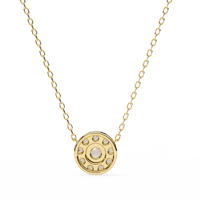 Halo Brilliance Lab Grown Diamond Necklace