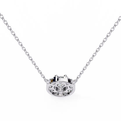 Halo Brilliance Lab Grown Diamond Necklace
