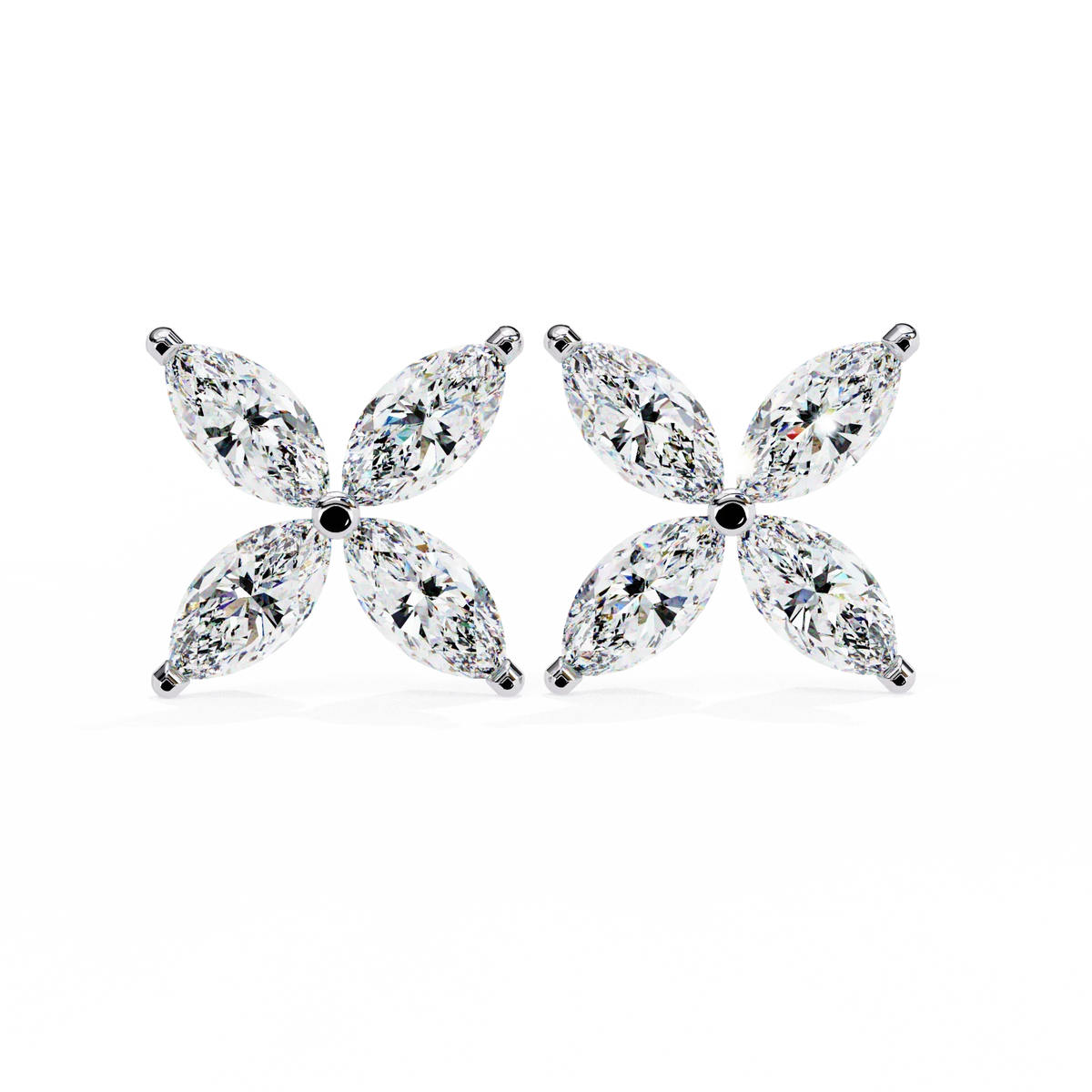 Fleuria Marquise Lab Grown Diamond Studs - Ophiratbf