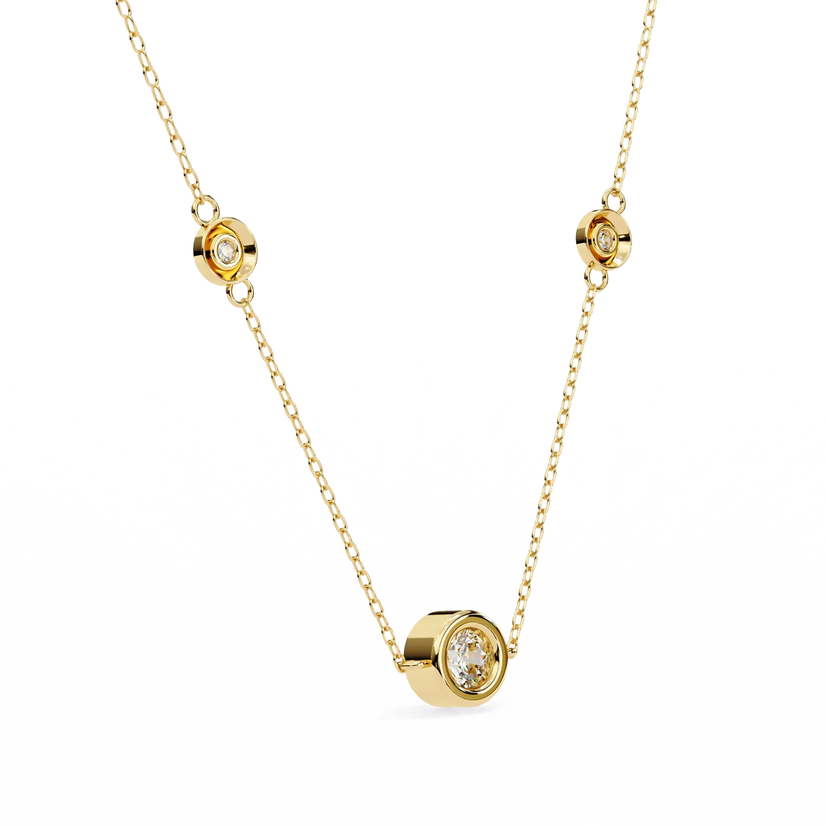 Stella Station Lab Grown Diamond Pendant - Ophiratbf