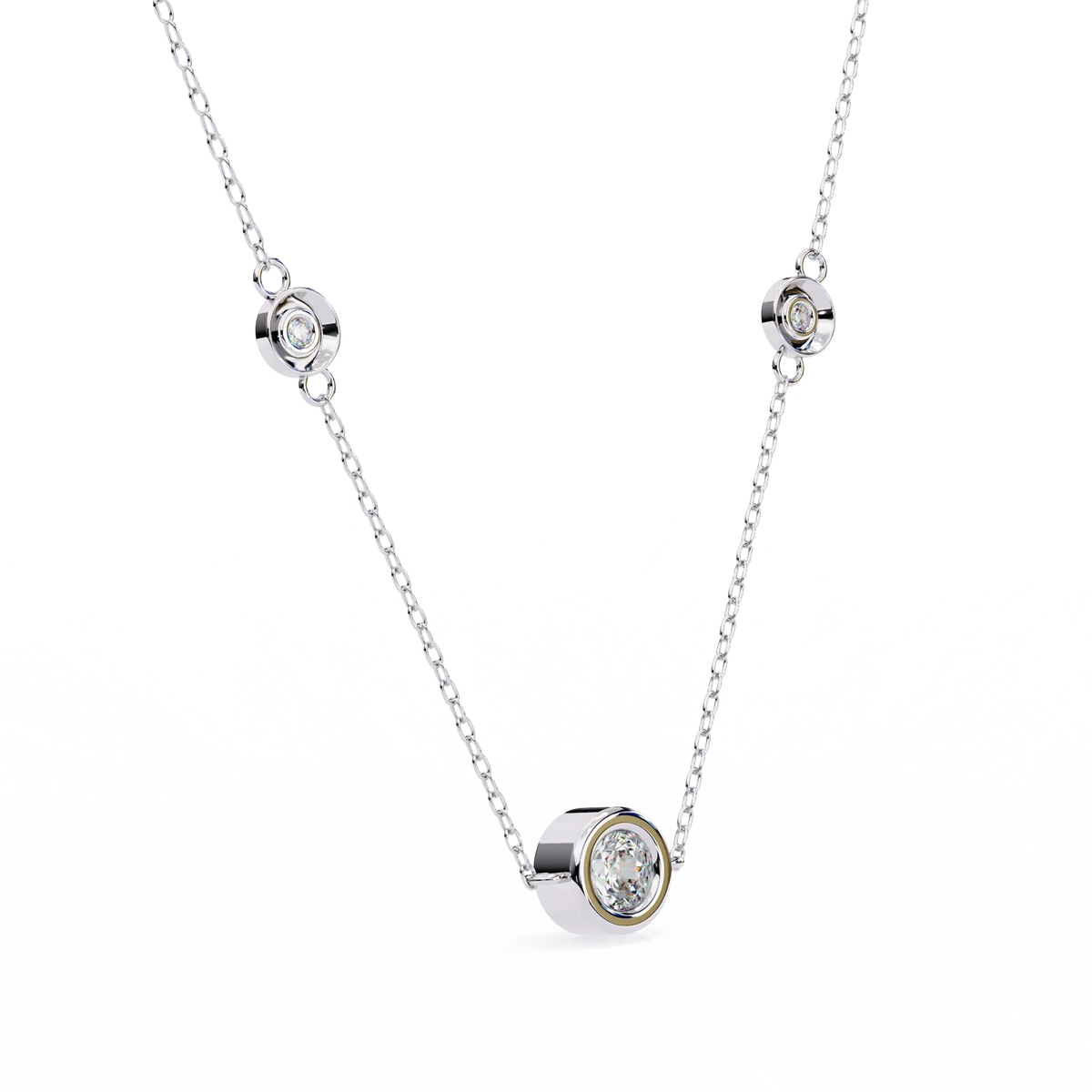 Stella Station Lab Grown Diamond Pendant - Ophiratbf