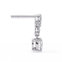 Petal Dew Drop Lab Grown Diamond Studs - Ophiratbf