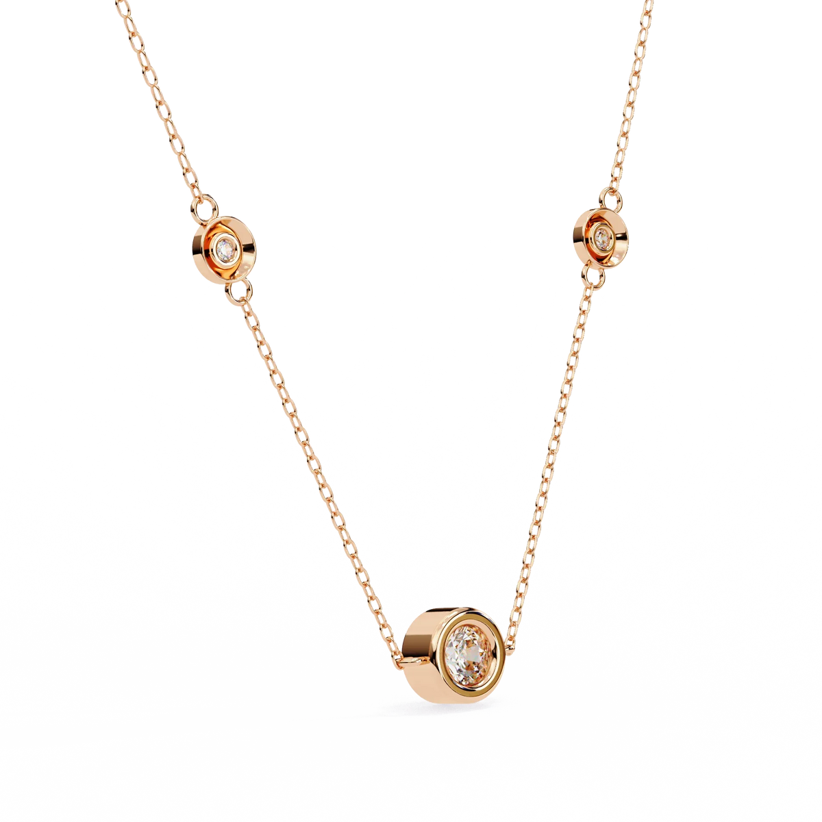 Stella Station Lab Grown Diamond Pendant - Ophiratbf