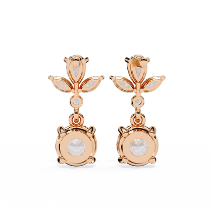 Petal Dew Drop Lab Grown Diamond Studs