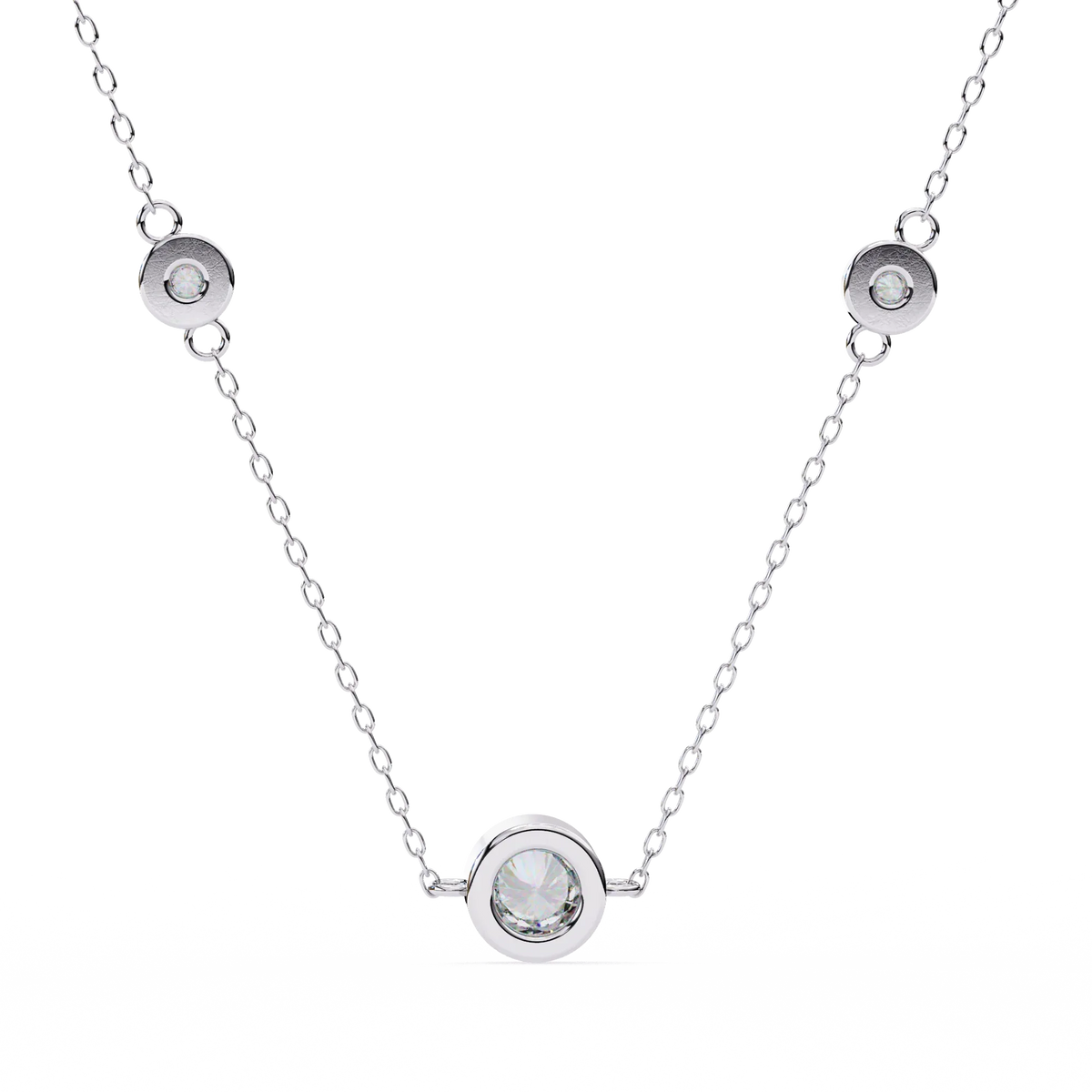 Stella Station Lab Grown Diamond Pendant - Ophiratbf