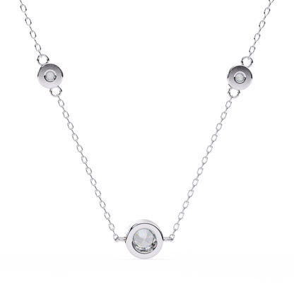 Stella Station Lab Grown Diamond Pendant