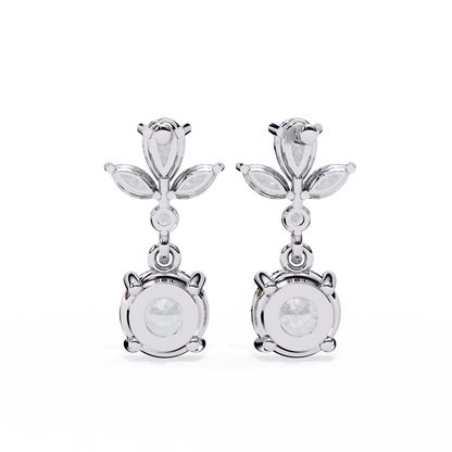 Petal Dew Drop Lab Grown Diamond Studs