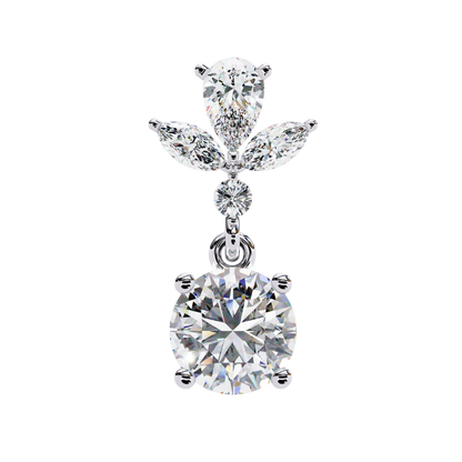 Petal Dew Drop Lab Grown Diamond Studs