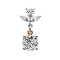 Petal Dew Drop Lab Grown Diamond Studs - Ophiratbf