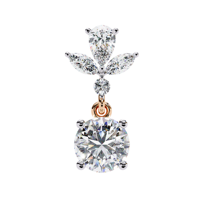 Petal Dew Drop Lab Grown Diamond Studs