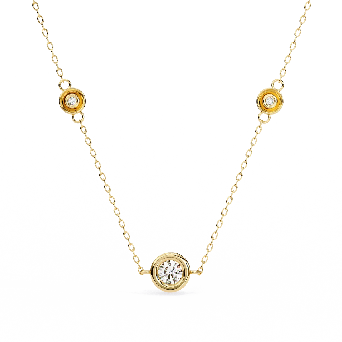 Stella Station Lab Grown Diamond Pendant - Ophiratbf