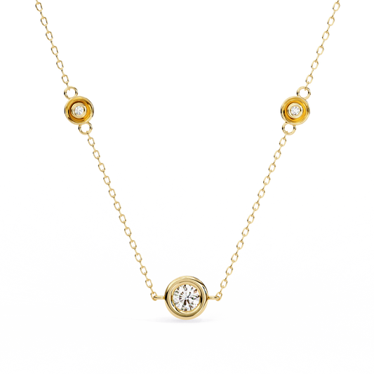 Stella Station Lab Grown Diamond Pendant
