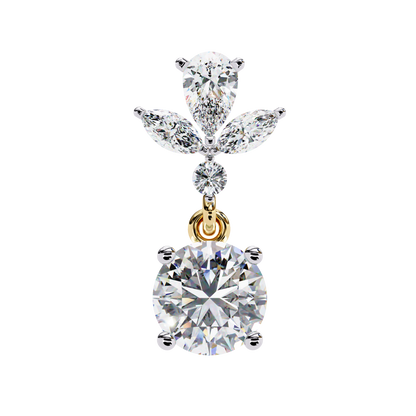 Petal Dew Drop Lab Grown Diamond Studs