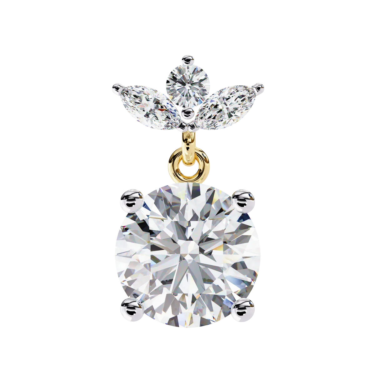 Celeste Marquise Drop Lab Grown Diamond Studs - Ophiratbf