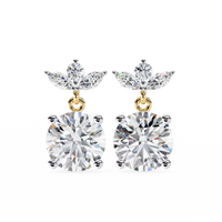 Celeste Marquise Drop Lab Grown Diamond Studs - Ophiratbf