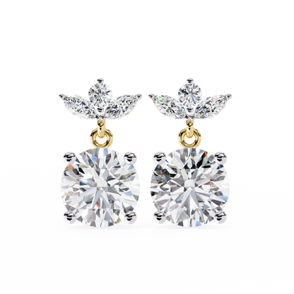 Celeste Marquise Drop Lab Grown Diamond Studs