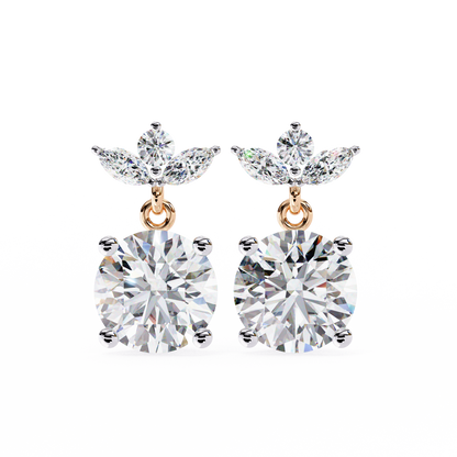 Celeste Marquise Drop Lab Grown Diamond Studs