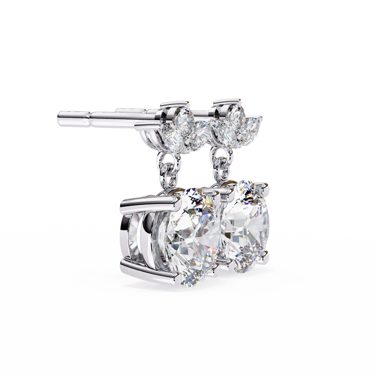Celeste Marquise Drop Lab Grown Diamond Studs - Ophiratbf