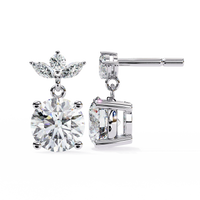 Celeste Marquise Drop Lab Grown Diamond Studs - Ophiratbf