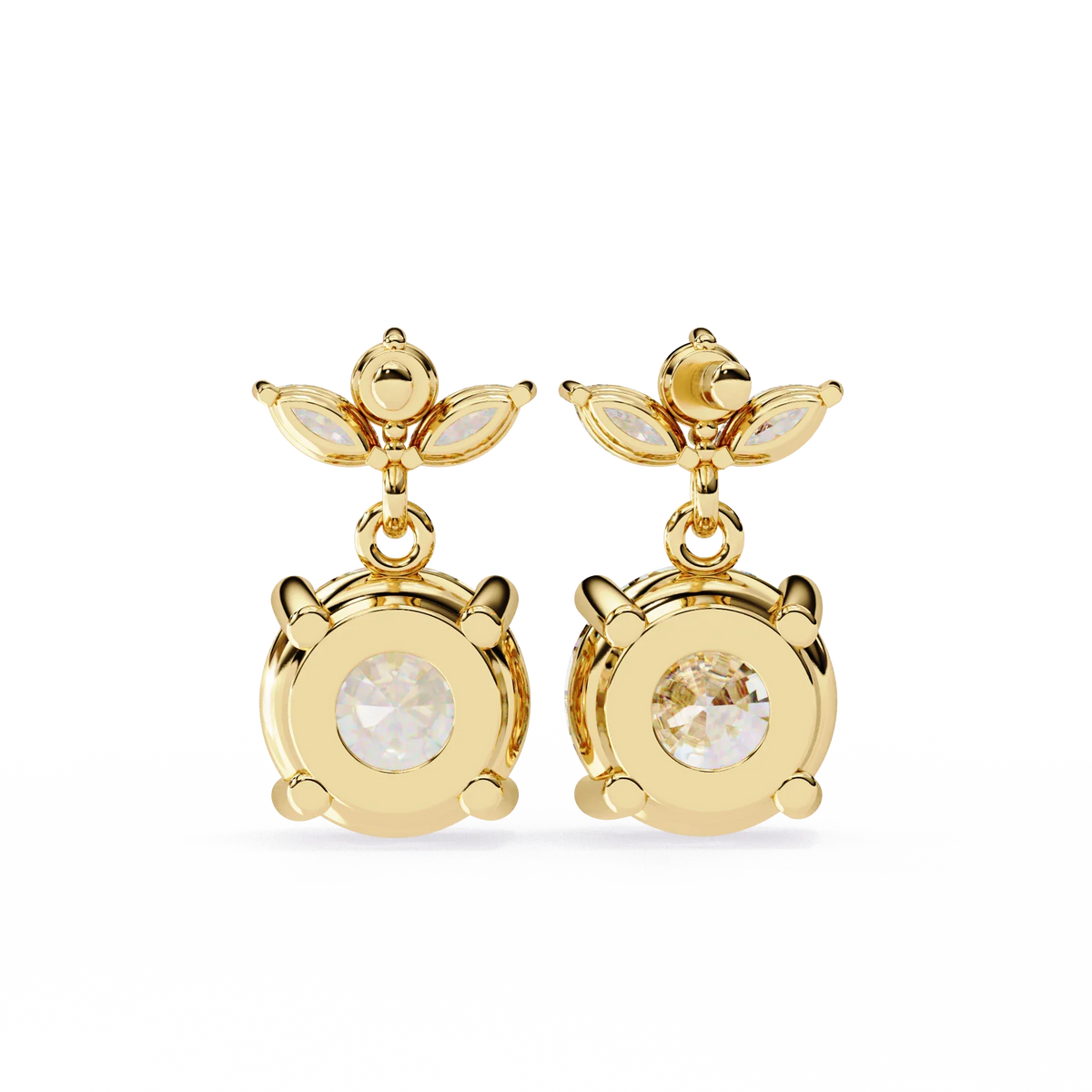 Celeste Marquise Drop Lab Grown Diamond Studs - Ophiratbf