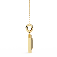 Geo Halo Lab Grown Diamond Pendant - Ophiratbf