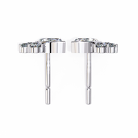 Bliss Marquise & Pear Bezel Lab Grown Diamond Studs - Ophiratbf