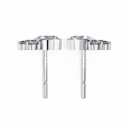 Bliss Marquise & Pear Bezel Lab Grown Diamond Studs