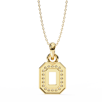 Geo Halo Lab Grown Diamond Pendant