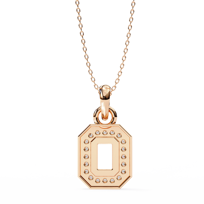 Geo Halo Lab Grown Diamond Pendant
