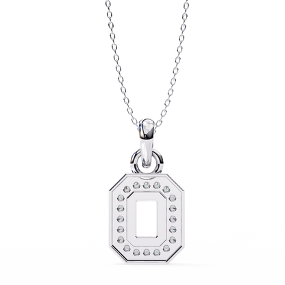 Geo Halo Lab Grown Diamond Pendant